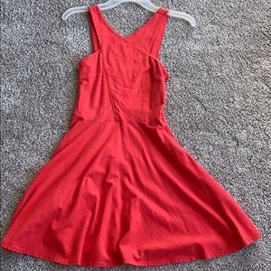 hollister coral dress
